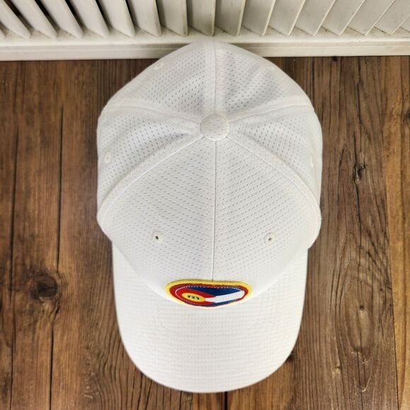 Travis Mathew Colorado Flag Patch FlexFit Sz L/XL Hat Cap White Golf Performance - Picture 7 of 11